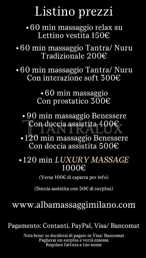 Storia Alba massaggiatrice ita 19637